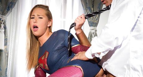 Stunning american porn star Carter Cruise banged in her hairy pussy after wet blowjob 